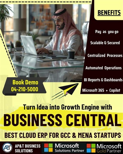Microsoft Dynamics 365 Business Central For Startups | Small and Medium Businesses UAE | GCC | MENA