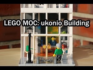 LEGO MOC: Modular high-rise Building - seven floors (full detailed)