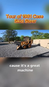 Brandan Wicks | 1981 Case 1835B 4 Cylinder Gas Engine Skid Steer Walkthrough. | Instagram