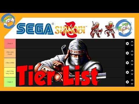 Shinobi series Tier list