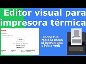 Editor visual para impresora térmica (WYSIWYG a ESC POS)