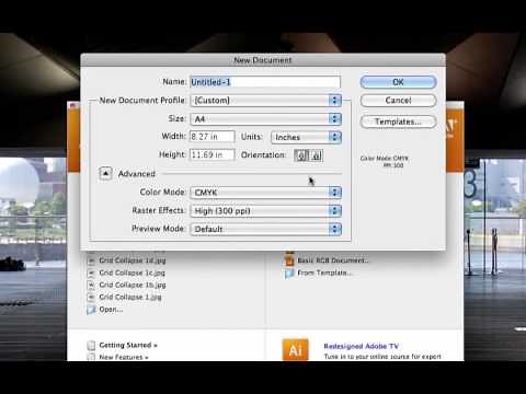Intro to Illustrator CS3 for Mac Part 1a