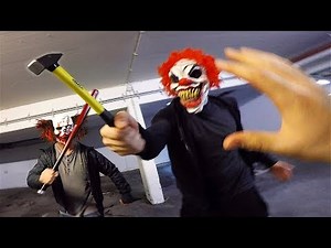 Horror Clowns VS Parkour POV | Creepy Halloween Chase
