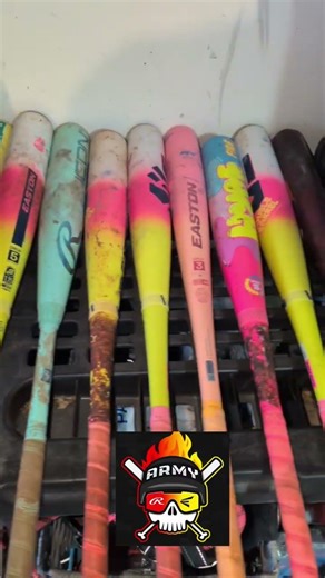 Best bat collection? #baseball #baseballszn #art #collection
