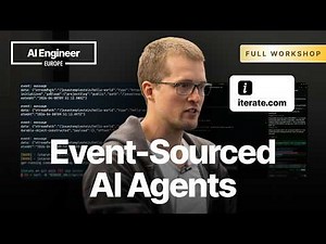 Make your own event-sourced agent harness using stream processors — Jonas Templestein, Iterate