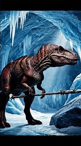 Mapusaurus vs a juvenile T-Rex learning to hunt in a Prehistoric World