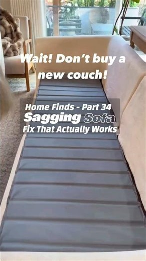 Sagging Sofa Fix That Actually Works | 👉🔗 Comments Bio #homedecor #homefinds #livingroomdecorideas