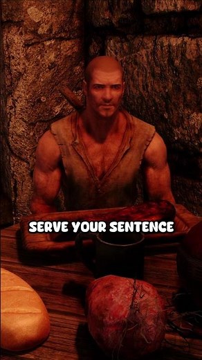 😏 How to escape Raven Rock Prison in Skyrim #shorts #skyrim