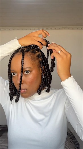 Styles to try on your Bob braids #hairtransformation #bantuknots #bobbraids #shortbraids #hairstyles