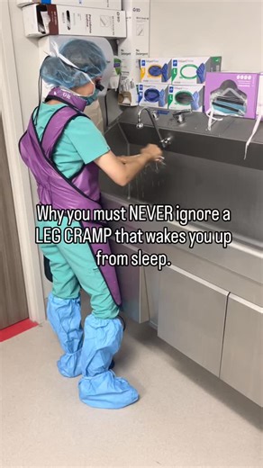 Rema Malik, MD, FACS, RPVI on Instagram: "Woken up again by a searing leg cramp in Houston? Let's talk about why it's happening and why you can't just "walk it off." As a vascular surgeon, I'm here to tell you that while we often blame a "charley horse," dehydration, or low potassium, persistent nighttime cramps are a classic distress signal from your vascular system. Here are the two main vascular causes I look for: 1️⃣ Venous Insufficiency (The "Pressure" Problem): This is the most common culp
