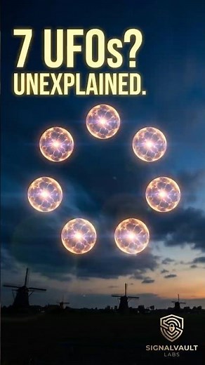 I Filmed 7 UFO Orbs in Formation Over The Netherlands No Explanation
