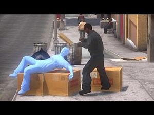 Euphoria Physics Sandbox Showcase - GTA 4 Real-Time Dynamic Motion Simulation