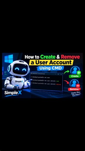 How to Create & Remove a User Account Using CMD