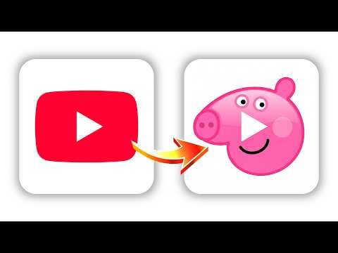 I Turned App Icons Into Peppa Pig Style
