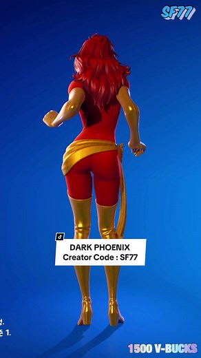 DARK PHOENIX Fortnite X Marvel Skin Showcase