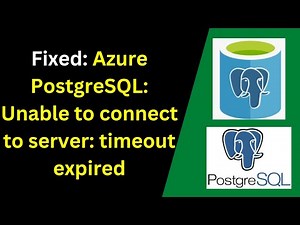 122 Azure PostgreSQL Error Unable to connect to server: timeout expired in pgadmin and psql (2024)