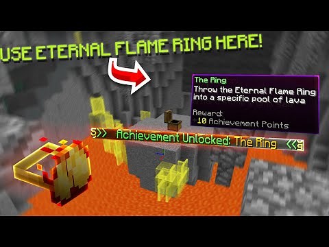How to use the Eternal Flame Ring! Mystery Solved GG! | Hypixel Skyblock