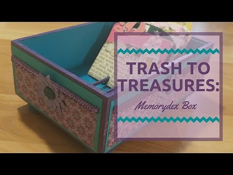 Trash to Treasures: Memorydex Box DIY Tutorial
