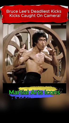 Bruce Lee's Deadliest Kicks Kicks Caught On Camera! #fyp #viral #funny #brucelee | Martial Arts Icons