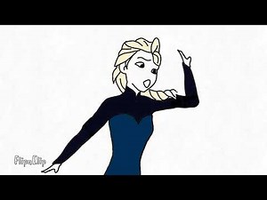 Elsa Let it go Dress change Animation - Frozen| Flipaclip| YouTube Shorts