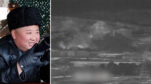 New footage shows North Korea's building explosion.