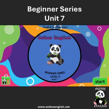 Beginner ESL Lesson: Unit 7