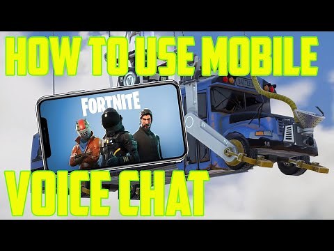How To Turn On Voice Chat On Fortnite Mobile 2019