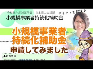 【小規模事業者持続化補助金とは？書き方】小規模事業者持続化補助金実際に申請してみた！ 申請方法のポイント