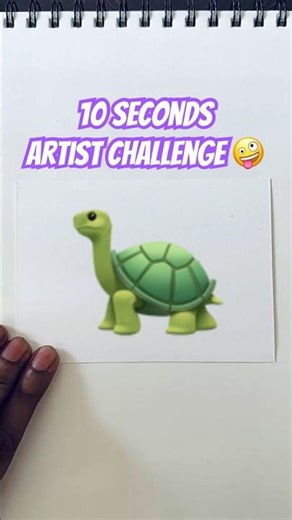 Easy Tortoise Drawing in 10 Seconds ⏳🐢 #shorts #easydrawing #art