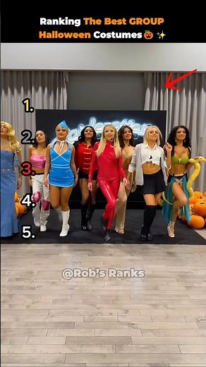 Ranking The Best Group Halloween Costumes🎃🧛🏻‍♀️