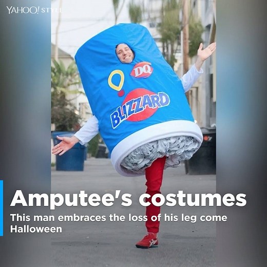 This man with one leg creates some SERIOUSLY epic Halloween costumes. 🙌 bit.ly/2lzBlXa | Yahoo UK