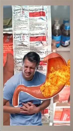 Use of Cyra D capsule #gas #acidity #heartburn#vomit #rabeprazole #domperidone #gas acidity burni...