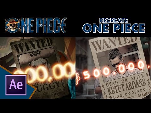 ONE PIECE NETFLIX LIVE ACTION - WANTED POSTERS TUTORIAL