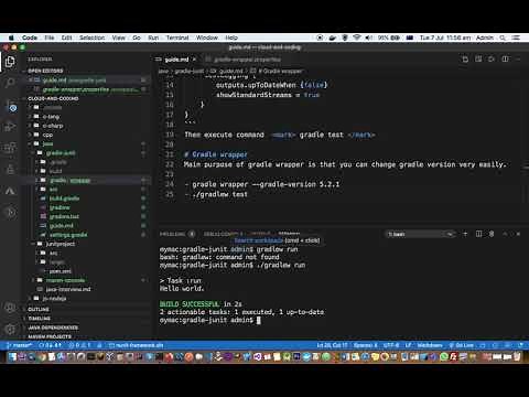 gradlew command not found