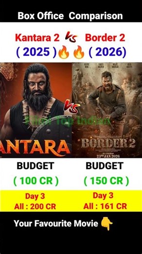 Border2 Box Office Collection | Sunny Deol, Varun Dhawan | Kantara Chapter1 Movie 3rd Day Collection