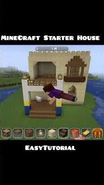 MineCraft Starter House #minecraft #minecraftbuilds #gaming #minecrafthouse #yt #shorts #foryou