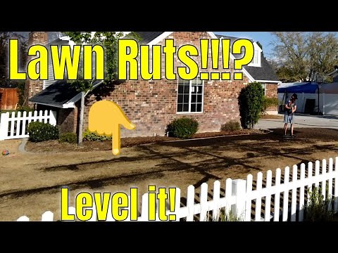 DIY Yard Level, Leveling Bumpy Lawn