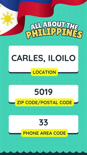Carles, Iloilo | ZIP Code and Area Code #ZIPCode #AreaCode #PhilippineZIPCode