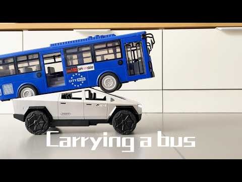 RC Mini Tesla CyberTruck Intro | Toy Strength Test