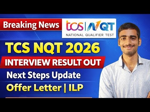 TCS NQT 2026 Interview Result Out 🔥 Next Steps & Offer Letter Details!