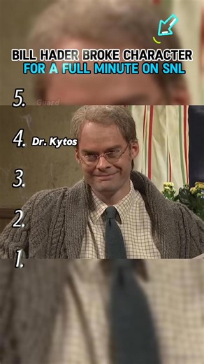1.3K views | Bill Hader broke character on SNL for a full minute #BillHader #Comedy #SaturdayNightLive #SNL #Breaktherole | Celebcomedyhub | Facebook