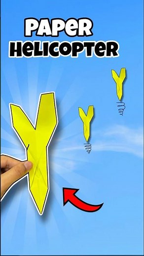 How to Make Super Easy Paper Helicopter 🤩
