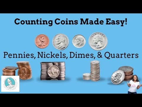 Counting Coins Made Easy! Pennies, Nickels, Dimes, and Quarters