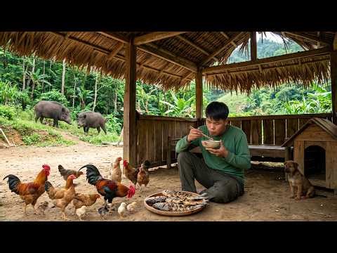 Surviving 200 Days Alone | Building a Wild Farm and Hunting Dangerous Animals at Night