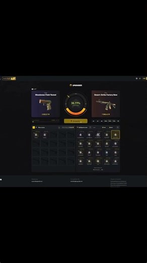Upgrader - лучший сайт чтобы улучшить или поменять скины в counter strike 2