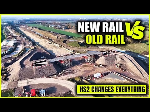HS2 in Aylesbury Explained | New Bridges, Old Railways & Changing Countryside (Aerial)