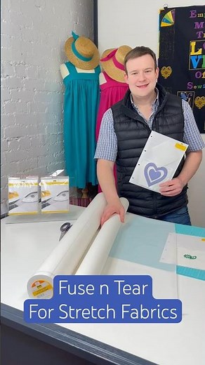 Fuse N Tear - Easily Embroider Stretch or Pile Fabrics