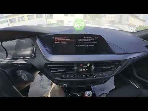 BMW Series 1 F40 (2019-2024) – How to Enable Automatic PDC Activation