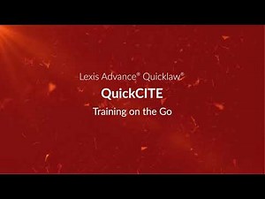 QuickCITE – Lexis Advance Quicklaw