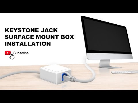 How To Install A Keystone Surface Mount Box｜VCELINK